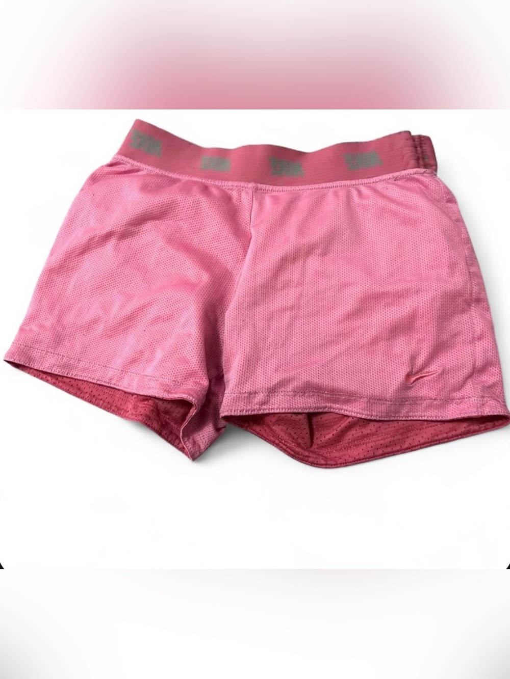 Nike Pink Mesh Lounge Shorts
